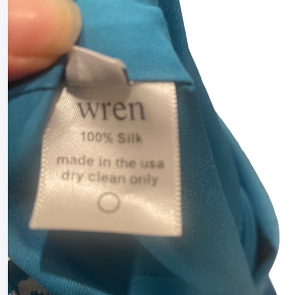 Wren 100% Silk Geometric Print Dress - Picture 6 of 11